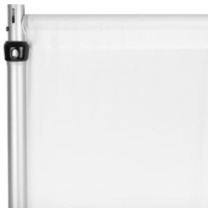 Alternative view of Chiffon Curtain Drape 12ft H x 118" W Panel - White