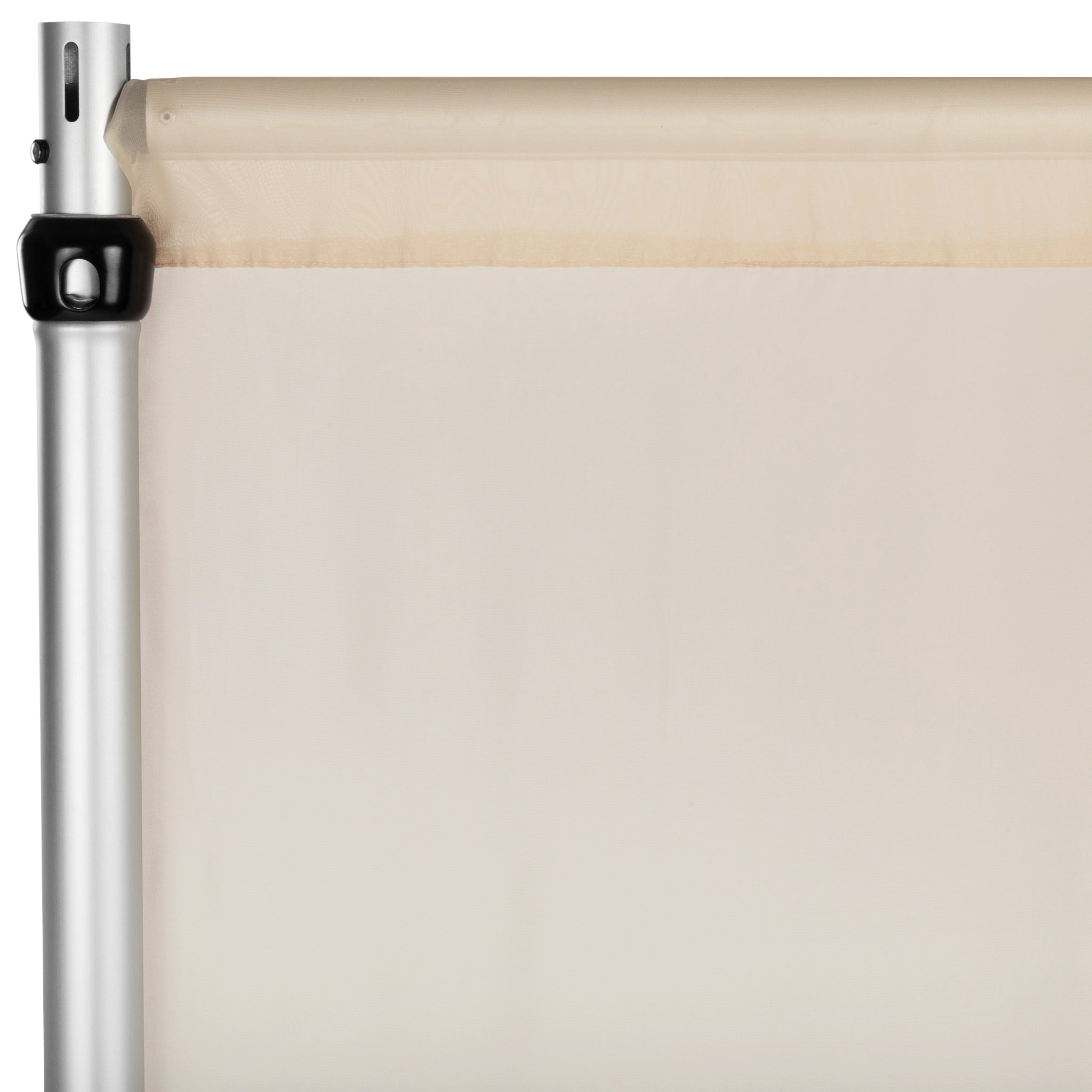Chiffon Curtain Drape 14ft H x 118" W Panel - Champagne - Image 2