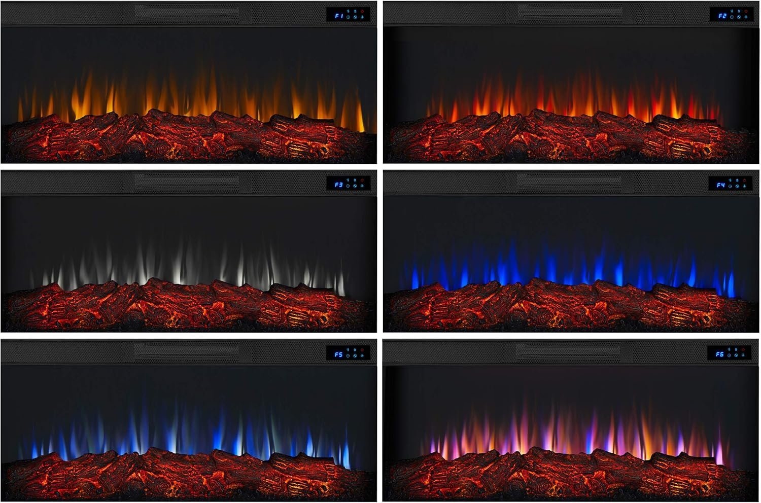 Real Flame Bernice Landscape Electric Fireplace - Image 7