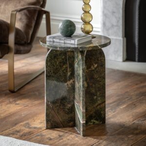 Amalfi Ember Marble Side Table