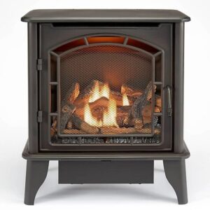 Bluegrass Living Panorama Vent Free Dual Fuel 3-Sided Gas Stove BTSD23RT