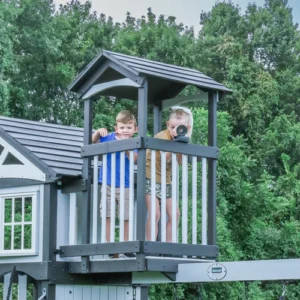 Alternative view of Whispering Point Outdoor Wooden Swing Set with Shipping & Assembly Included