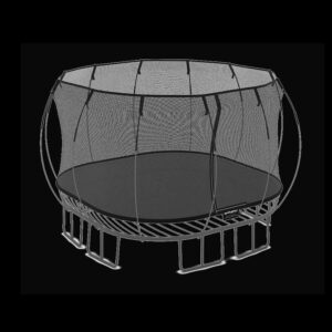 Alternative view of Springfree Large Square Trampoline