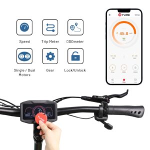 Alternative view of M YUME SCOOTER Y11+ Dual Motors 6000W 50 Miles Long Range and 50 mph Fastest Electric Scooter for Adults