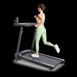 Alternative view of Urevo Foldi 3S Treadmill with Adjustable Desk