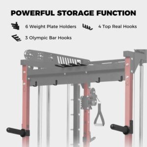 Alternative view of RitFit M1 Pro Smith Machine Home Gym Package