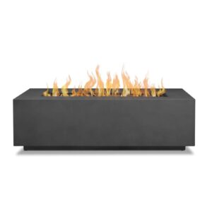 Real Flame Aegean 50″ Rectangle Propane Gas Outdoor Fire Table