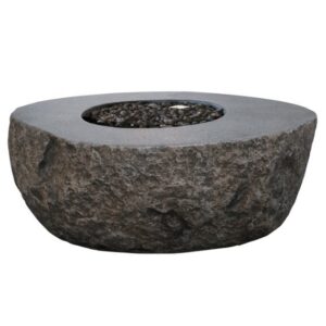 Alternative view of Elementi Boulder Outdoor Fire Pit Table