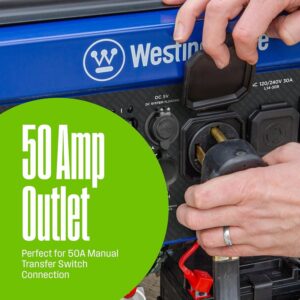Alternative view of Westinghouse 14,500 Watt Tri-Fuel Portable Generator