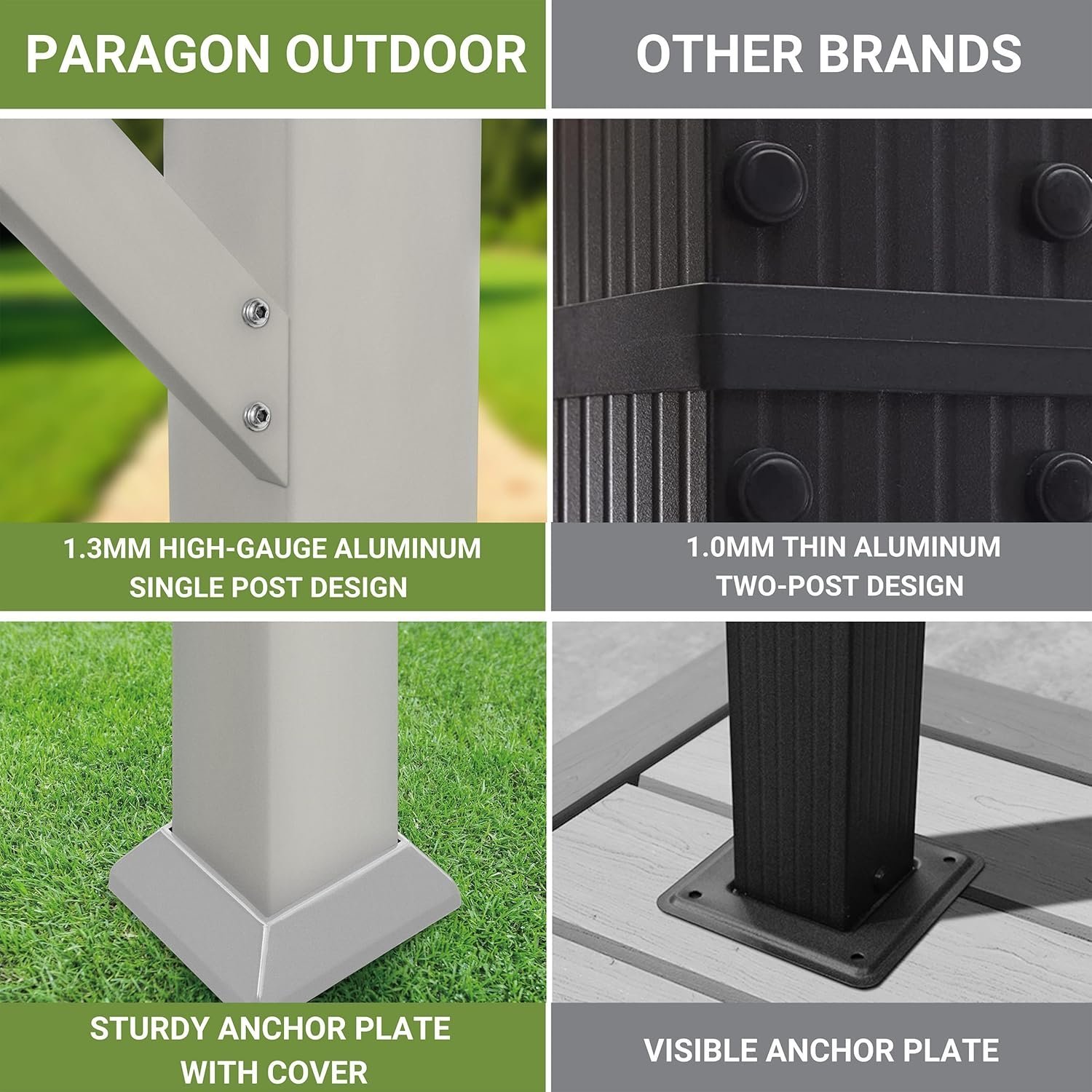 Paragon Outdoor Florence Freestanding Pergola PR100N1 - Image 5