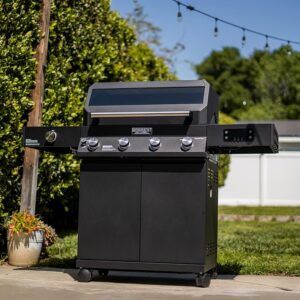 Alternative view of Monument Grills Denali 425 Black Smart Tech Propane Gas Grill