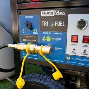 Alternative view of DuroMax 15,000-Watt Tri-Fuel Portable Generator XP15000HXT