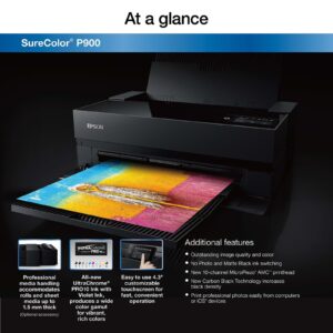 Alternative view of Epson SureColor SC‐P900 Large Format Printer Wi-Fi Inkjet Colour 5760 x 1440 DPI A3 (297 x 420 mm) Ethernet LAN