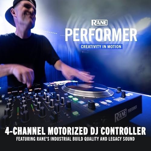 Rane PERFORMER 4-Channel Motorized DJ Controller, 7″ Platters with Displays, Precision Feel Faders, Stem Split, Advanced FX, Serato DJ Pro Included - Image 10