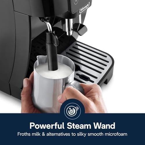 De’Longhi Magnifica Start Automatic Espresso Machine with Manual Milk Frother & Built in Grinder – 3 One-Touch Recipes, Easy-to-Clean, Home Barista Coffee Maker for Lattes, Cappuccino, Iced Coffee - Image 2