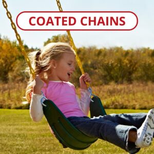 Alternative view of Swing-N-Slide Knightsbridge Deluxe Wooden Outdoor Swing Set
