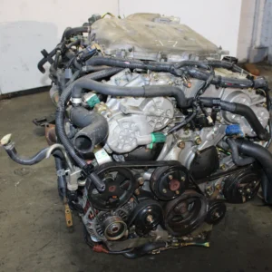 Alternative view of 2005-2006 Nissan 350z Motor 6 Speed Manual Transmission VQ35DE Rev Up 3.5L 6 Cyl Engine
