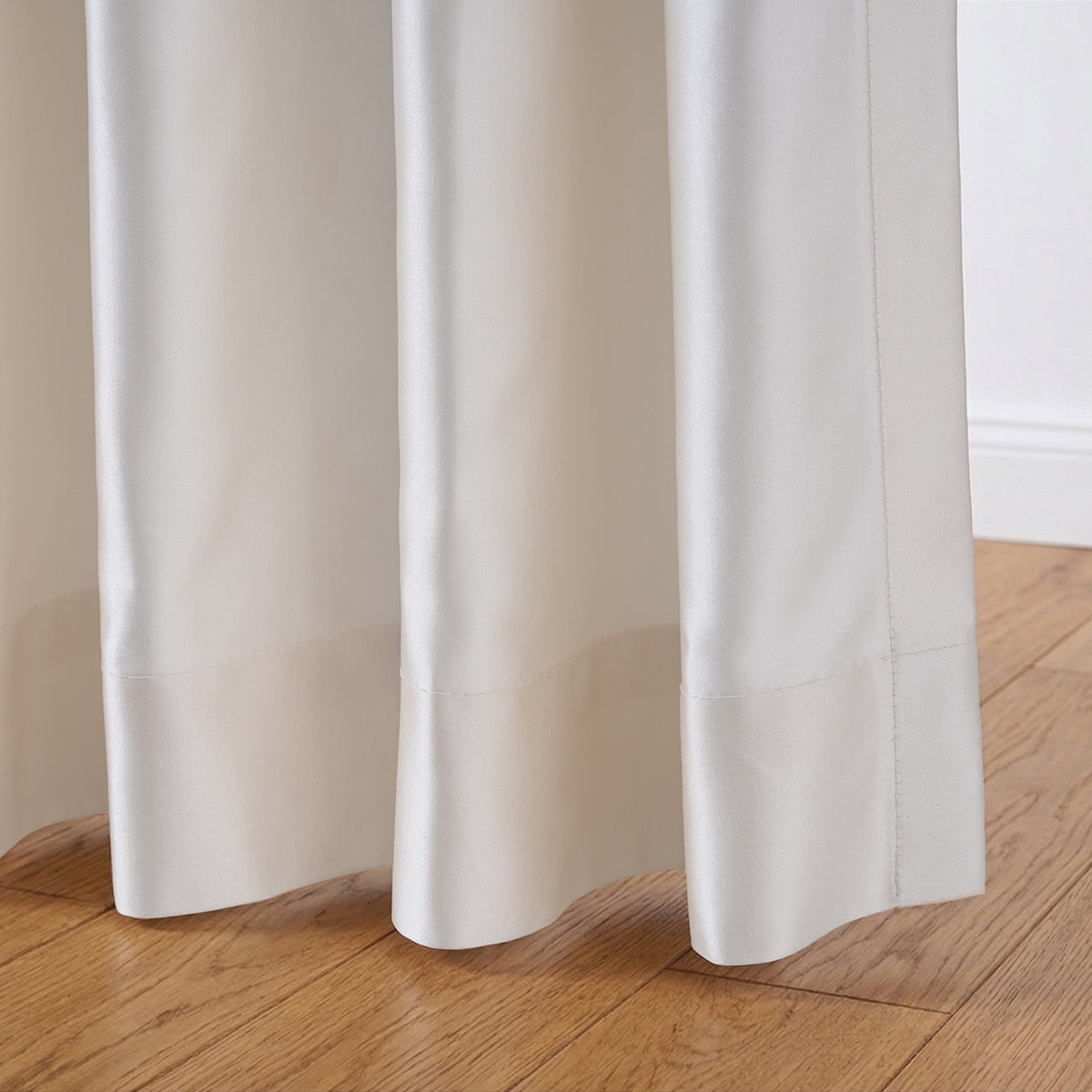 Muse Silk Cotton Curtains Glitter Luxury Lightweight Classic Custom Drapes | Sage Green - Image 8
