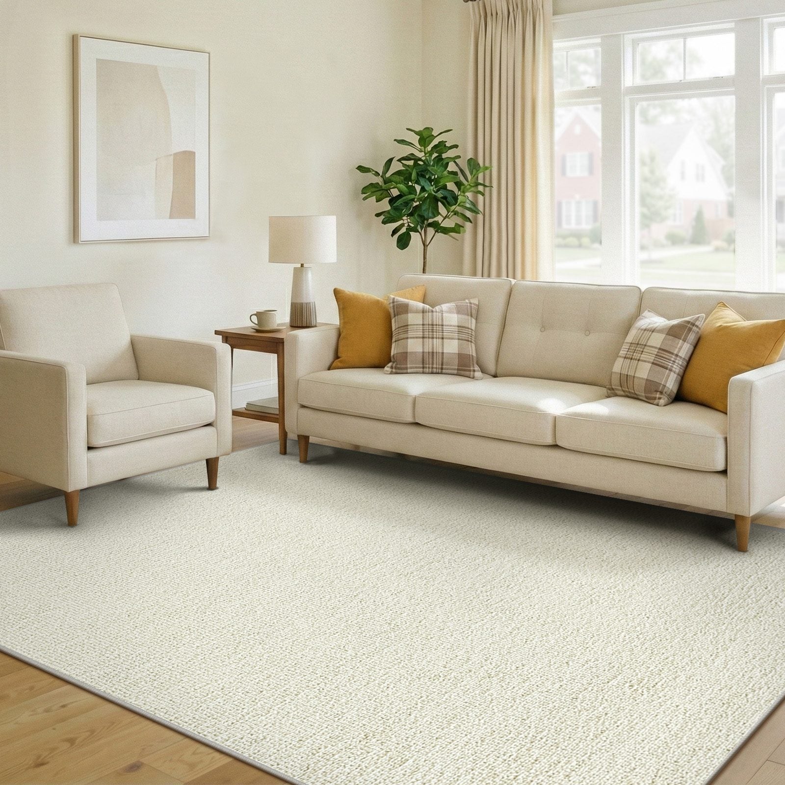 Sonno | Custom Wool Rugs Textured Carpet Tufted Runner with Anti-Slip Bottom Multi Color - Image 3