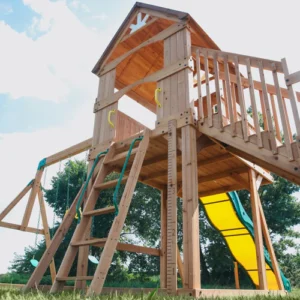 Alternative view of Backyard Discovery Malibu Cedar Swing Set