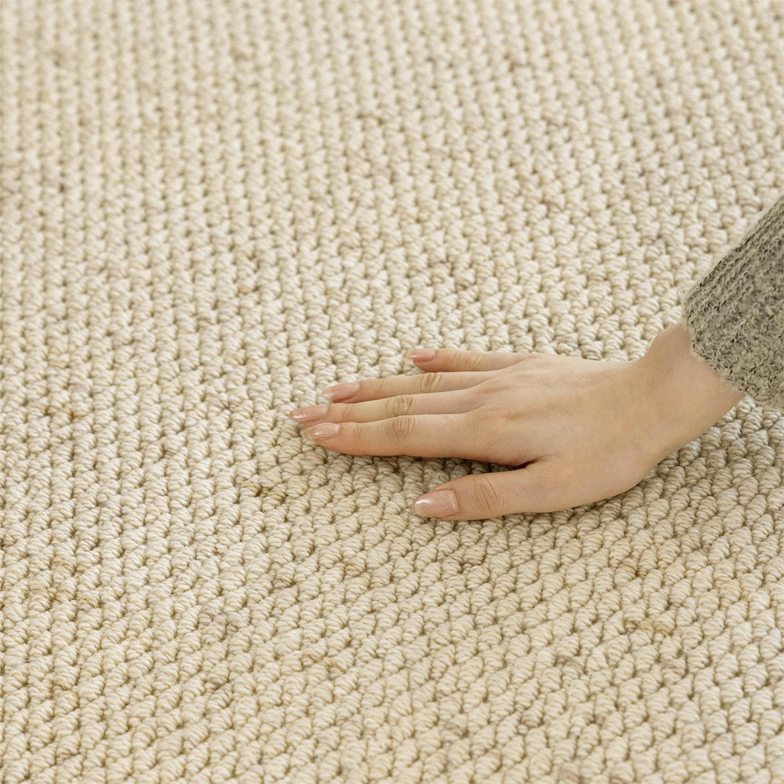 Sonno | Custom Wool Rugs Textured Carpet Tufted Runner with Anti-Slip Bottom Multi Color - Image 41