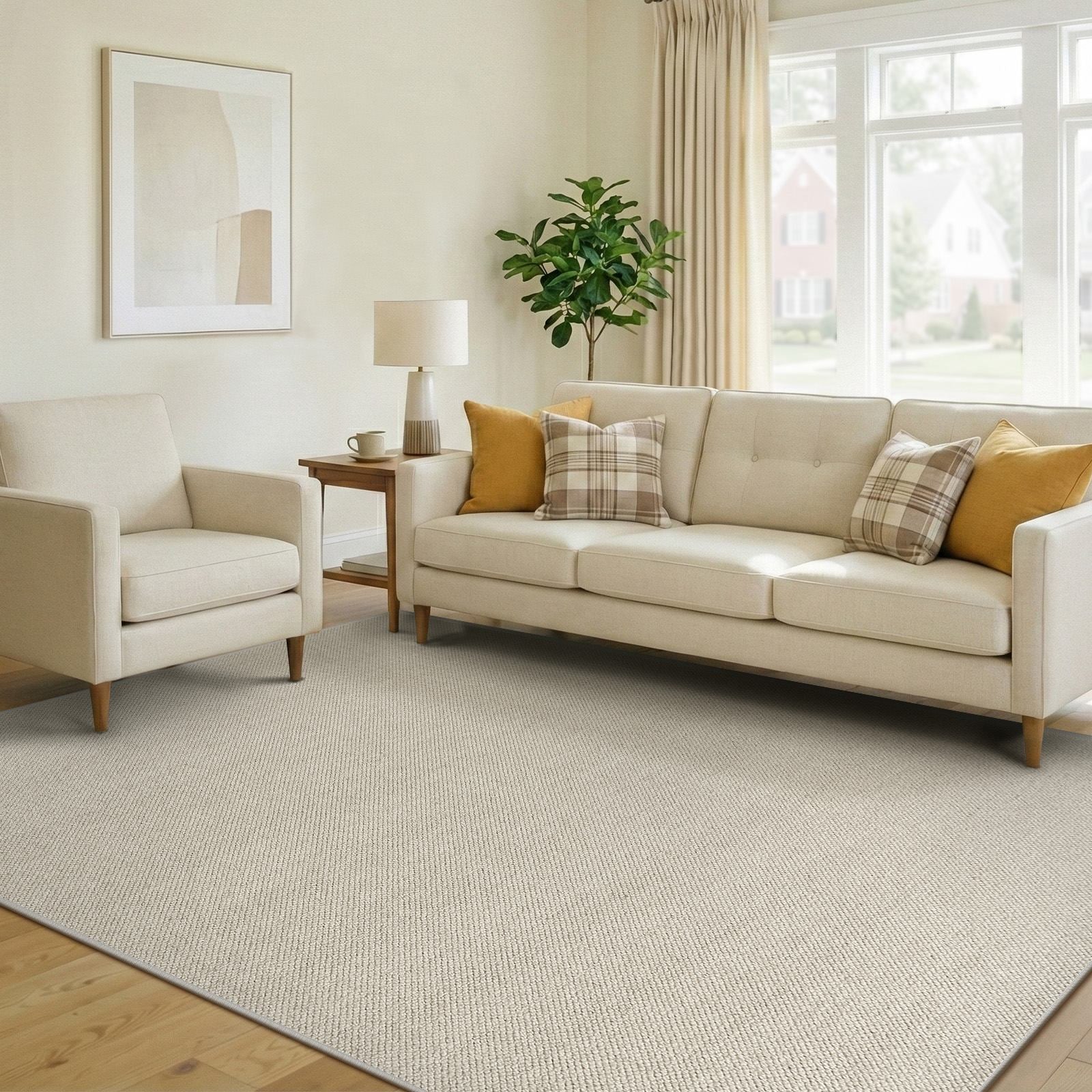 Sonno | Custom Wool Rugs Textured Carpet Tufted Runner with Anti-Slip Bottom Multi Color - Image 14