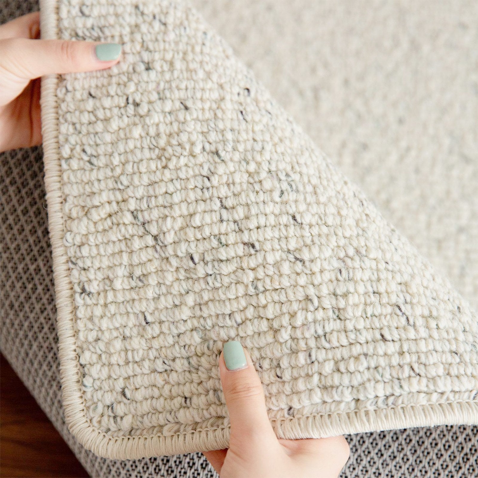 Sonno | Custom Wool Rugs Textured Carpet Tufted Runner with Anti-Slip Bottom Multi Color - Image 57