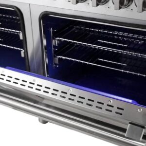 Alternative view of FORNO Massimo 60-Inch Freestanding Dual Fuel Range in Stainless Steel – FFSGS6125-60