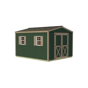 Alternative view of Best Barns Handmade Haven 10×12 Wood Shed Kit – Gable Roof, Eave Door (HHAVDE12)