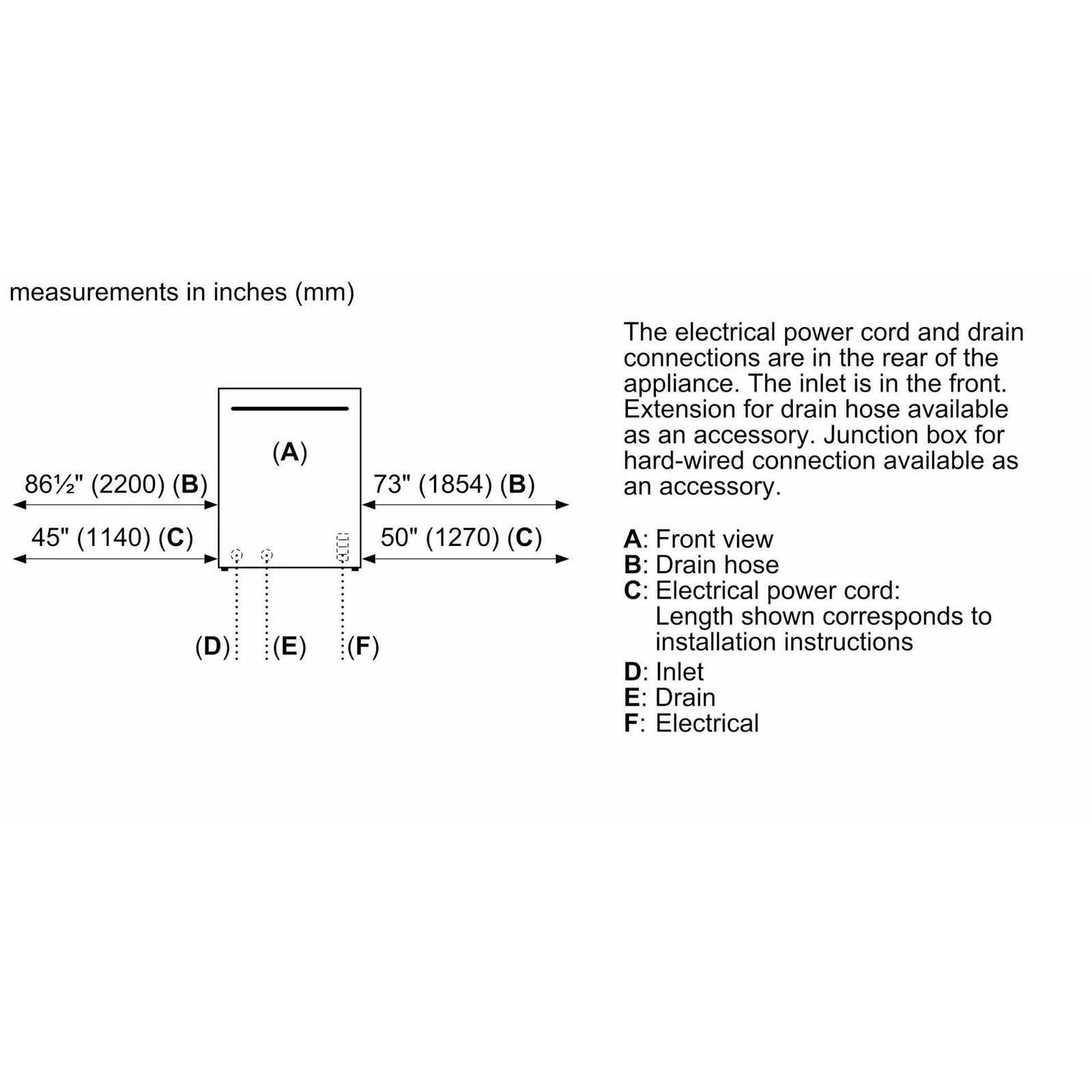 Bosch SHE3AEM5N 100 Series Dishwasher 24″ Stainless Steel - Image 13