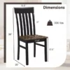 GUEST_1ac16daf-7acb-4c33-a02d-9fce00dc3ebb Costway Dining Chairs Set of 2 | Wooden Dining Chairs with High Back & Rubber Wood Legs