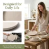 GUEST_6c47f409-2515-4d07-bbb5-cdaec1a3a8a2 12-Piece Stoneware Dinnerware Set | Matte Glaze Plates & Bowls Set for 4
