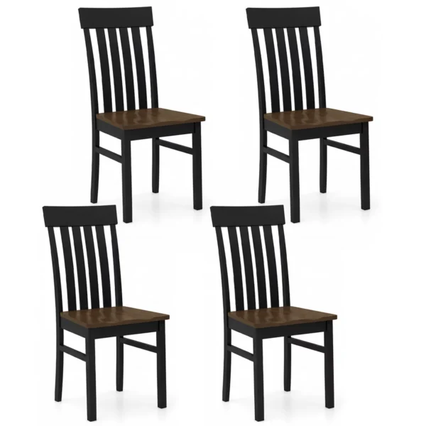 GUEST_8fd7074d-1c1c-4cf3-8b2a-482c401a39f0 Costway Dining Chairs Set of 2 | Wooden Dining Chairs with High Back & Rubber Wood Legs