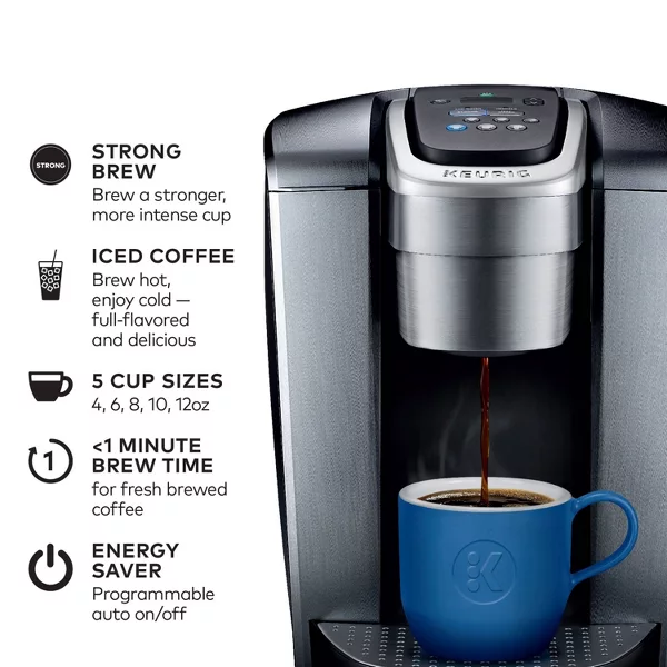 GUEST_c7bb7903-04f1-4374-927b-35d8ef0c9e66 Keurig K-Elite Single Serve Coffee Maker | K-Cup Pod Brewer with Iced Coffee & Strong Brew