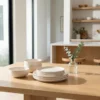 GUEST_dcca67ed-e067-417e-895e-83d04ab9a380 12-Piece Stoneware Dinnerware Set | Matte Glaze Plates & Bowls Set for 4