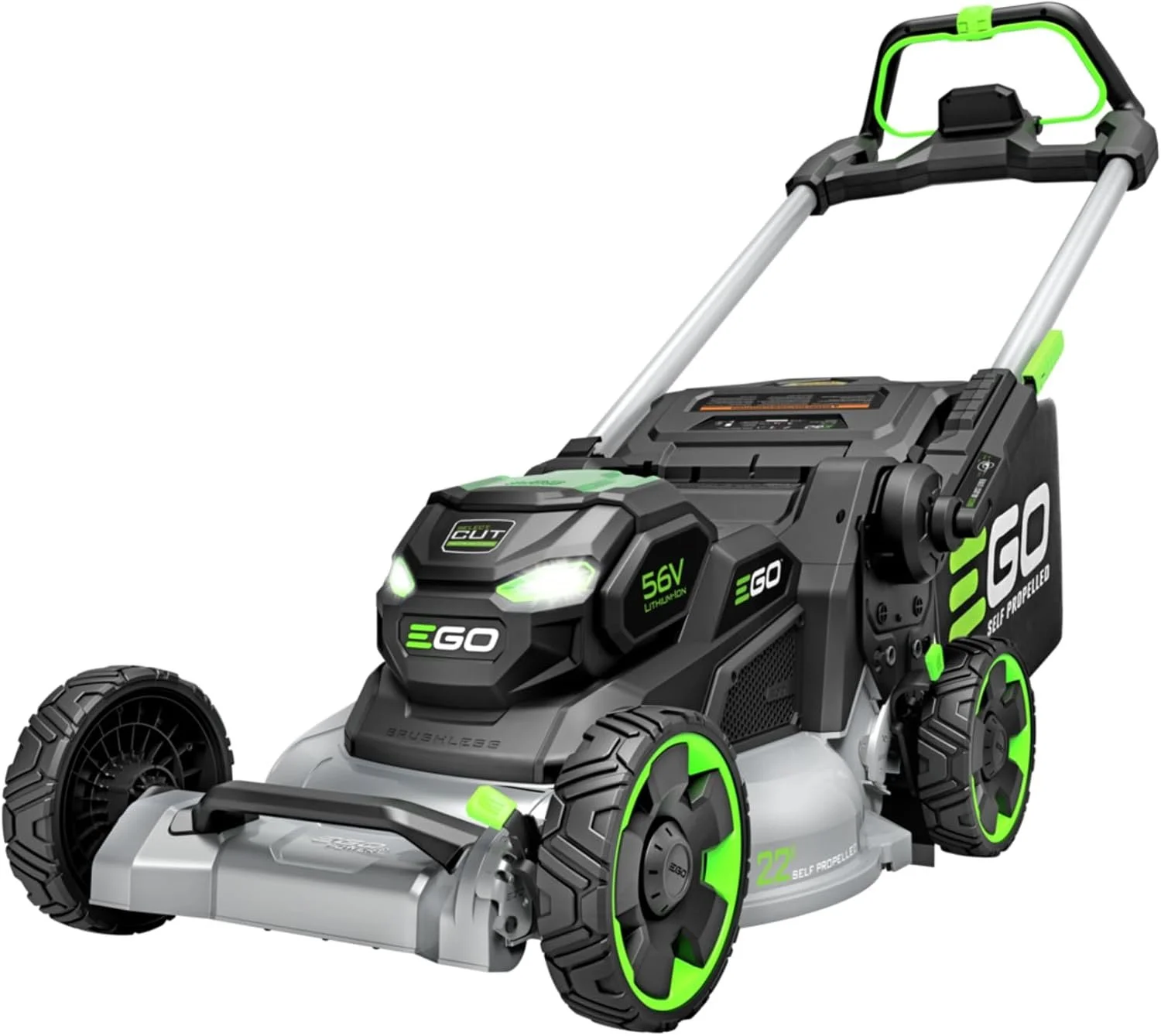 1-421-1.webp EGO Power+ LM2200SP 22″ Aluminum Deck Select Cut Self-Propelled Lawn Mowers.