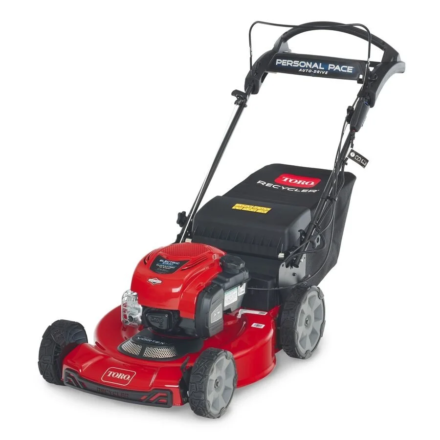 Toro 22″ Electric-Start Recycler Personal Pace Self-Propelled Gas Lawn Mowers.