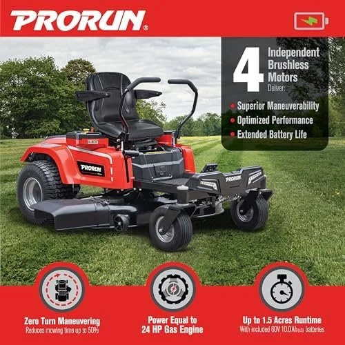 60V Zero Turn Riding Lawn Mowers.