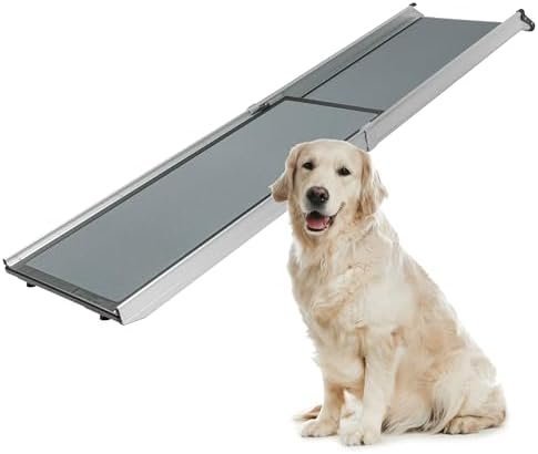31ZKaQHlbJL._AC_.jpg PetSafe Happy Ride Compact Telescoping Dog Ramp – Portable Pet Ramp for Cars, Trucks & SUVs with Adjustable Sizing – Non-Slip Design – Lightweight Pet Mobility Assistance – Extra Long