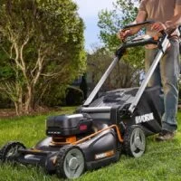 WORX Nitro WG760 40V 21″ Cordless Self-Propelled Lawn Mowers.