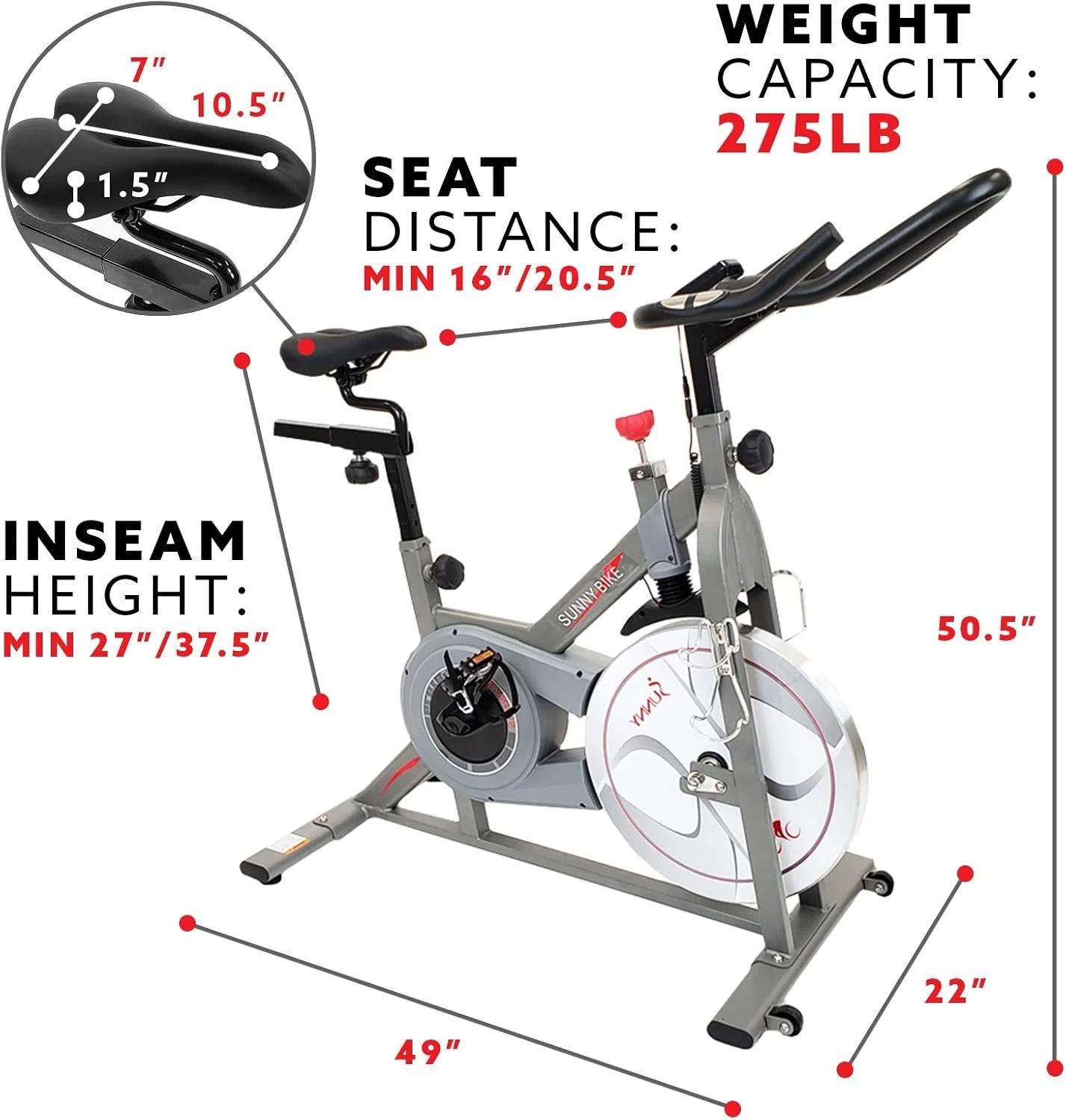 Sunny Health & Fitness Synergy Pro Magnetic Indoor Cycling Bikes.