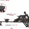 Sunny Health and Fitness Obsidian Surge Water Rowing Machines.
