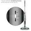 Shark Steam & Scrub Steam Mop, All-in-One Scrubbing and Sanitizing Hard Floor Cleaner, LED Headlights, 4 Dirt Grip Soft Scrub Pads Included, XL Water Tank, Swivel Steering, Hawaiian Grey, S8001