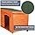 TRIXIE Pet Products Dog Club House, Large,Glazed Pine,40.75×26.75×28.25 Inch (Pack of 1),39552