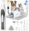 41tIDQAJnEL._AC_SY100_.jpg oneisall Dog Vacuum & Dryer for Shedding Grooming, 8 in 1 Dog Grooming Kit with Metal Blade Pet Clippers, Adjustable Speed and Temperature Control Blower