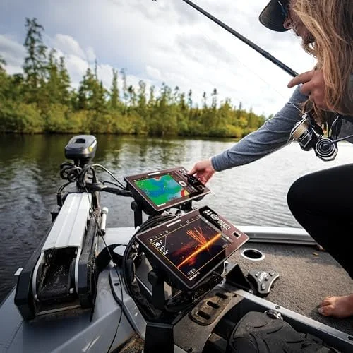 Humminbird MEGA Live 2 Forward-Facing Sonar Transducers for XPLORE, APEX, and SOLIX G3 Fishs Finders
