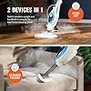 PurSteam 10-in-1 Steam Mop, Floor Steamer with Detachable Handheld Steam Cleaner for Tile, Hardwood Floors