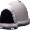 516Ck8-0utL._AC_SX679_.jpg Petmate Large Dog House Outdoor Weatherproof – Indigo Igloo Dog House, Made in USA, for Large Dogs 50 to 90 pounds, TAUPE/BLACK