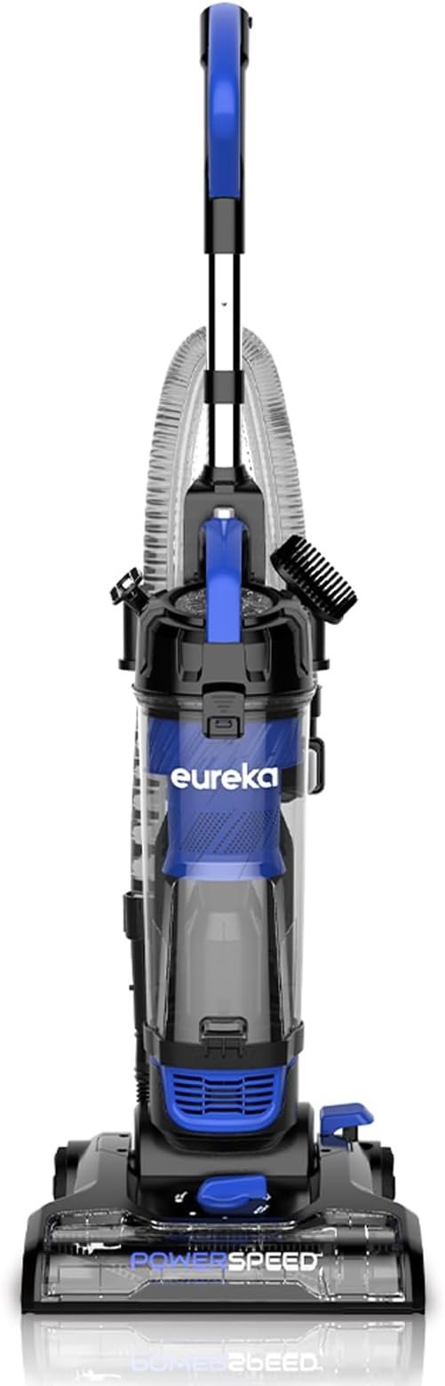 51NTk4t3oJL._AC_SX679_.jpg Eureka Lightweight Powerful Upright Vacuum Cleaner for Carpet and Hard Floor, PowerSpeed, New Model,Blue,black/New Model