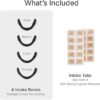 Intake Breathing — Magnetic Nasal Strips Starter Kit | Reusable Band + Tabs | Nasal Strips for Sleep, Snoring, Breathing & Sports | Stronger Lift Than Traditional Nose Strips | 4 Sizes, 15 Tabs, Black